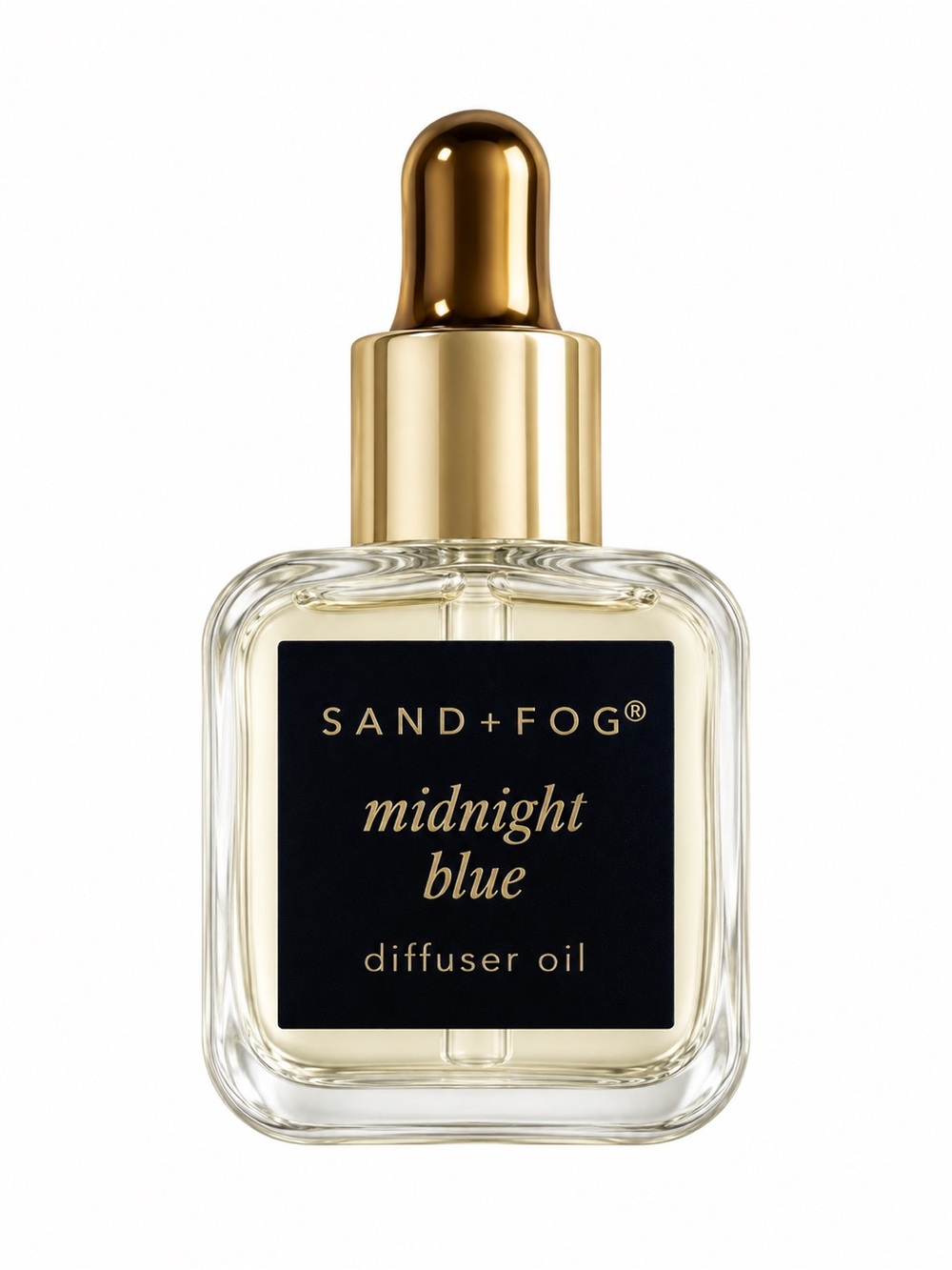 SAND + FOG Midnight Blue Diffuser Oil in Gold & Black